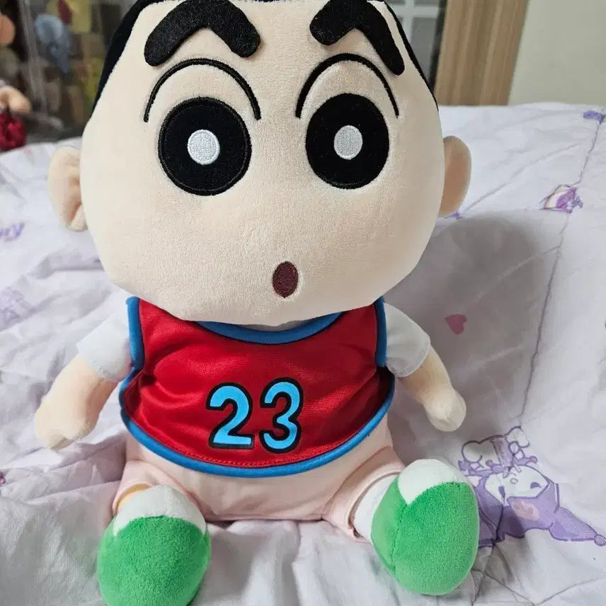 [BUNJANG] Crayon Shin-chan Medium Uniform 23 Plush Doll / 짱구는못말려 짱구중형 인형 23번 유니폼