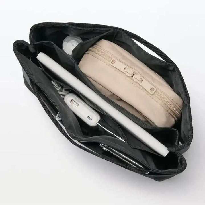 [BUNJANG] Muji Nylon Inner Bag Pouch Black / [무인양품] 정품 무지 이너백 나일론 블랙 파우치 가방 정리