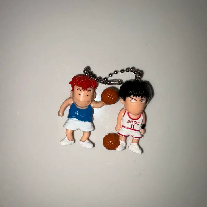 [BUNJANG] Slam Dunk Rukawa Kaede &amp; Sakuragi Hanamichi Figure Keychain Set / 슬램덩크 서태웅 강백호 루카와 카에데 사쿠라기 하나미치 피규어 키링