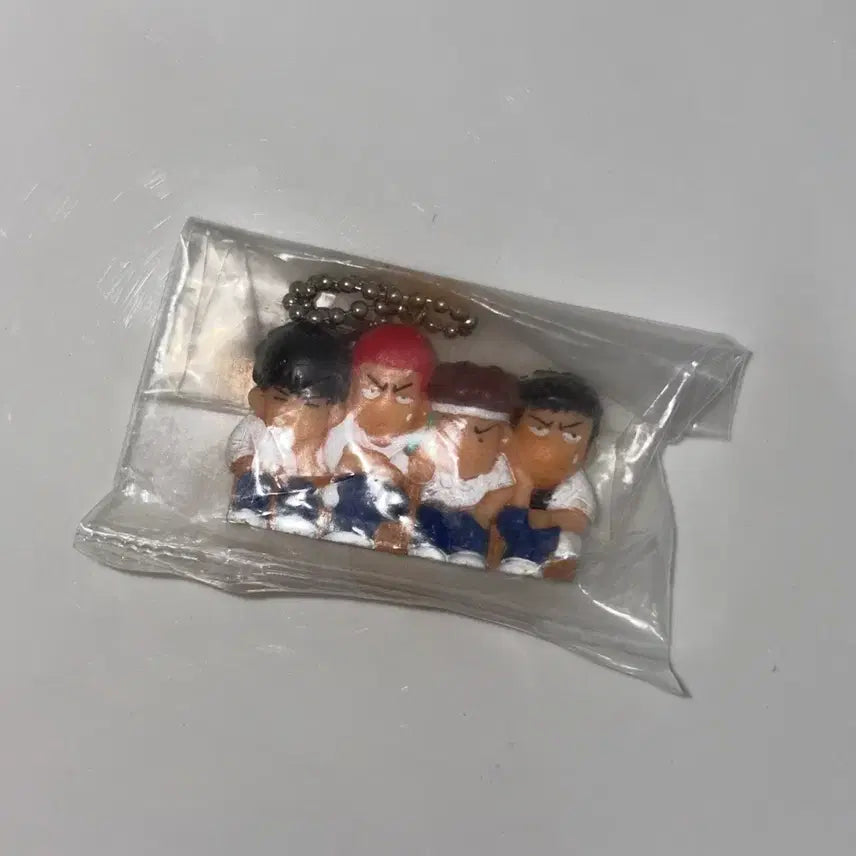 [BUNJANG] Slam Dunk Taiga Kagami, Hanamichi Sakuragi, Ryota Miyagi, Hisashi Mitsui Figure Keychain Set / 슬램덩크 슬덩 서태웅 강백호 송태섭 정대만 낙제군단 피규어 키링