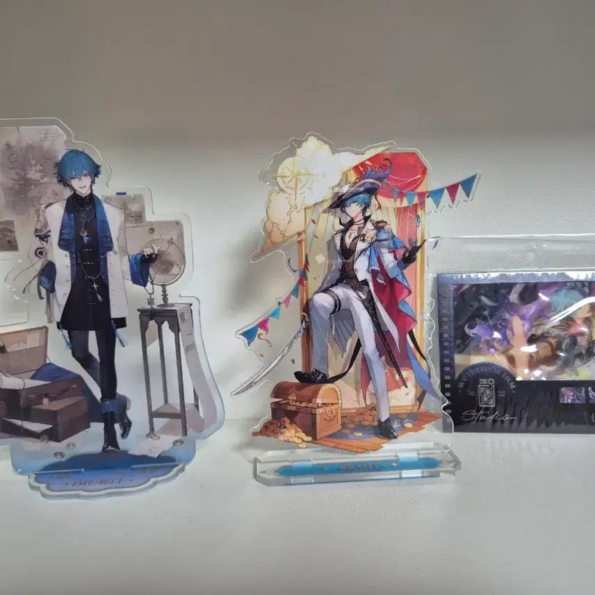 [BUNJANG] Myocho Brent Acrylic Stand &amp; Illustration Card Bundle Set / 명조 브렌트 아크릴스탠드 일러스트 일괄