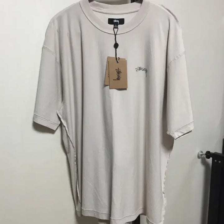 [BUNJANG] Stussy Lazy SS Tee Bone L / Stussy Lazy ss tee 반팔티 bone L
