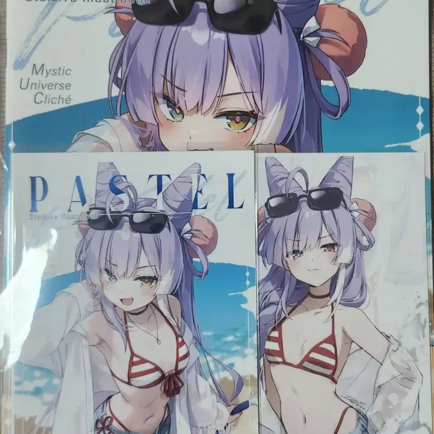 [BUNJANG] Stellive Illustration Book with 2 Postcards / 스텔라이브 일러스트북,엽서