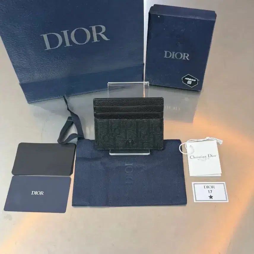 [BUNJANG] Dior Oblique Jacquard Card Holder / [더핸드,풀구성] 디올 오블리크 자카드 카드지갑