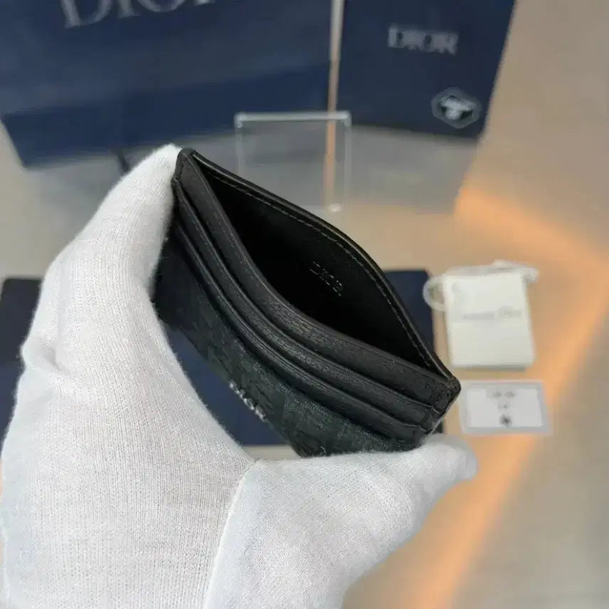 [BUNJANG] Dior Oblique Jacquard Card Holder / [더핸드,풀구성] 디올 오블리크 자카드 카드지갑