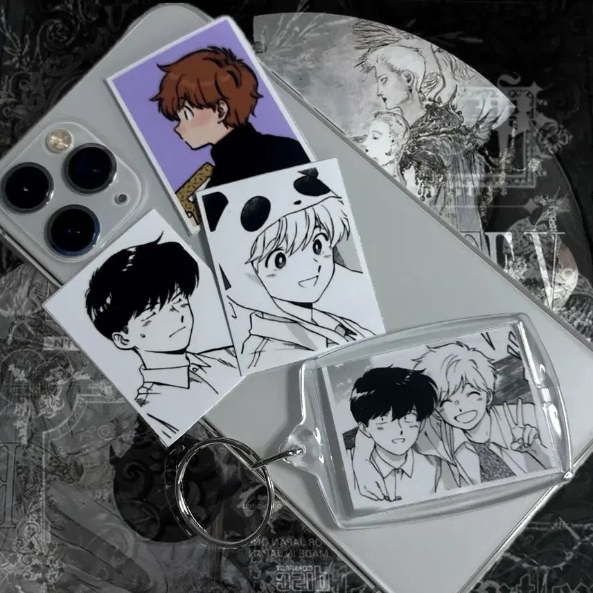[BUNJANG] Shundei Himunara Nakamura Photocard Keychain Bundle Set / 힘내라 나카무라군 비공식 굿즈 증명사진 키링 양도 슌데이 히로세 나카무라