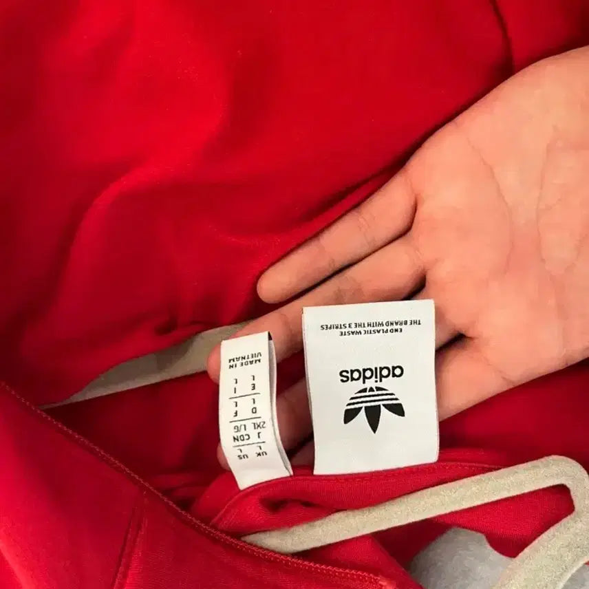 [BUNJANG] Adidas Firebird Red Track Jacket / 아디다스 파이어버드 레드컬러