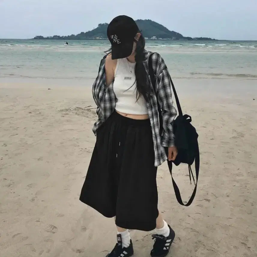 [BUNJANG] Bermuda Shorts / 버뮤다 바지