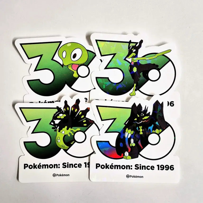 [BUNJANG] Pokemon 30th Anniversary Logo Sticker - Zygarde / [판매/교환] 포켓몬 30주년 로고 스티커 지가르데