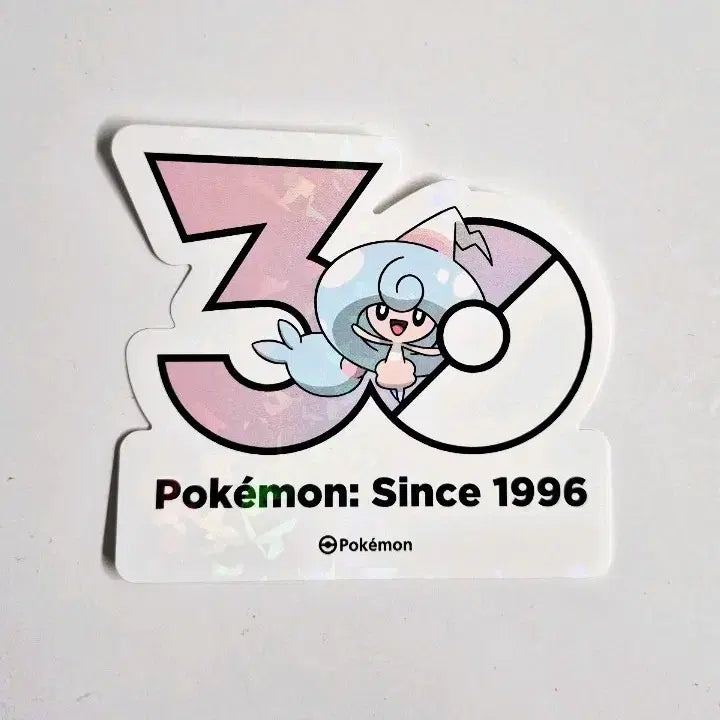 [BUNJANG] Pokemon 30th Anniversary Logo Sticker Set / [판매/교환] 포켓몬 30주년 로고 스티커 몸지브림 손지브림 브리무음