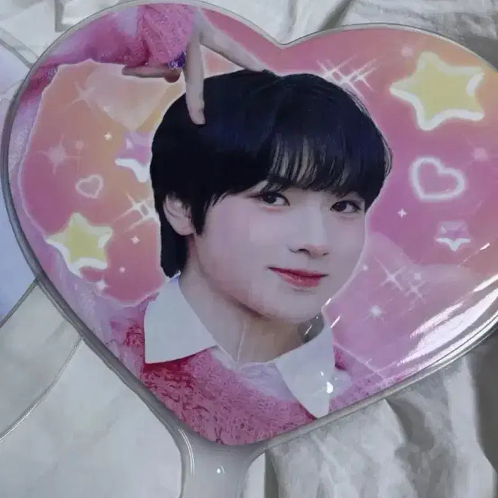 [BUNJANG] NCT WISH Sakuya Lovesome Heart Uchiwa / 엔시티위시 사쿠야 데뷔초 Lovesome 님 하트 우치와