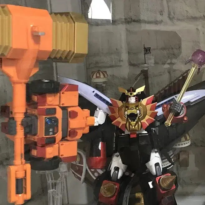 [BUNJANG] Chogokin Chogokin Damashii GaoGaiGar &amp; Goldymarg Bundle Set / GX-68, GX-69 가오가이가, 골디마그 일괄 판매