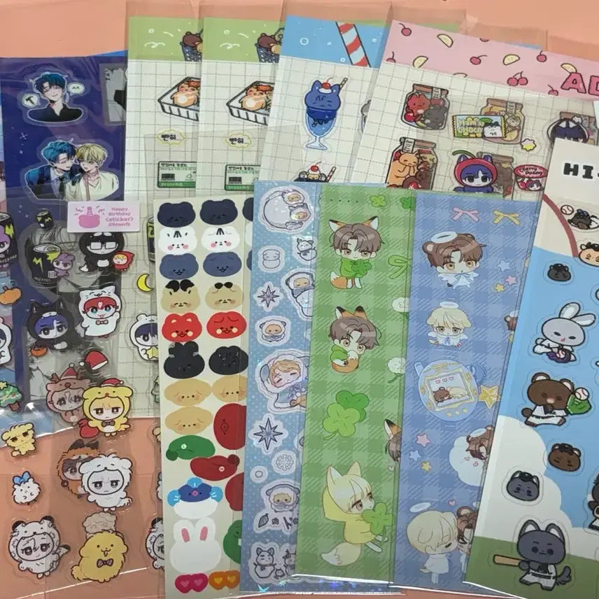 [BUNJANG] DEMOTH (Demo Project) TESTAR Sticker Bundle Set / 데못죽 테스타 스티커 일괄