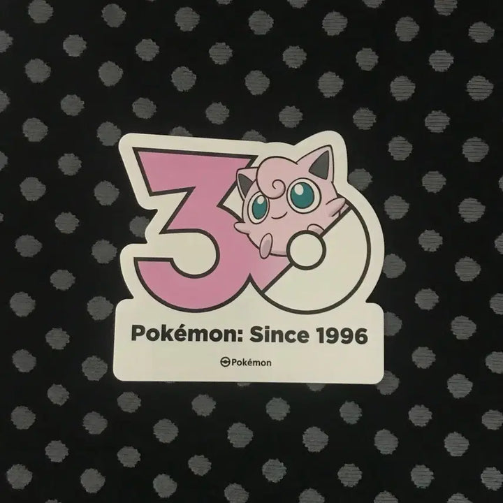 [BUNJANG] Pokemon 30th Anniversary Logo Purin Sticker / 포켓몬 30주년 로고 푸린 스티커