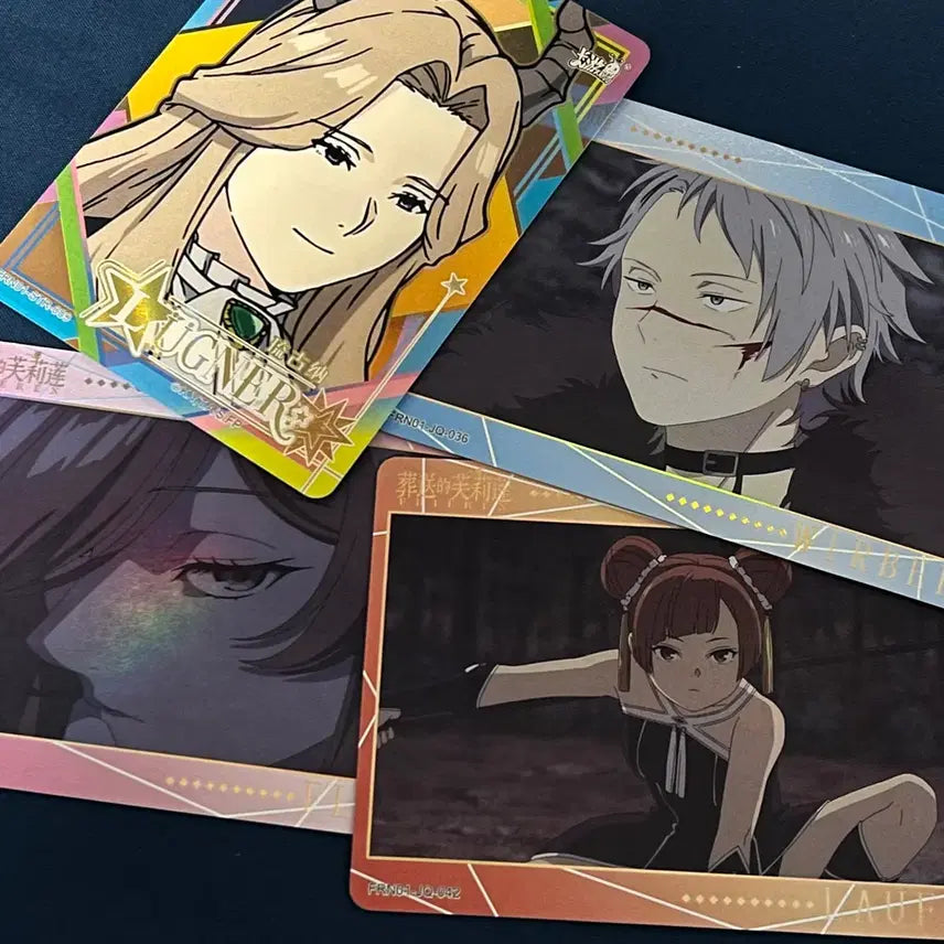 [BUNJANG] Sousou no Frieren STR Ryugner, Demon, Flamme 4-Type Card Bundle Set / 장송의 프리렌 카드 일괄 STR류그너, 마족, 플람메 4종