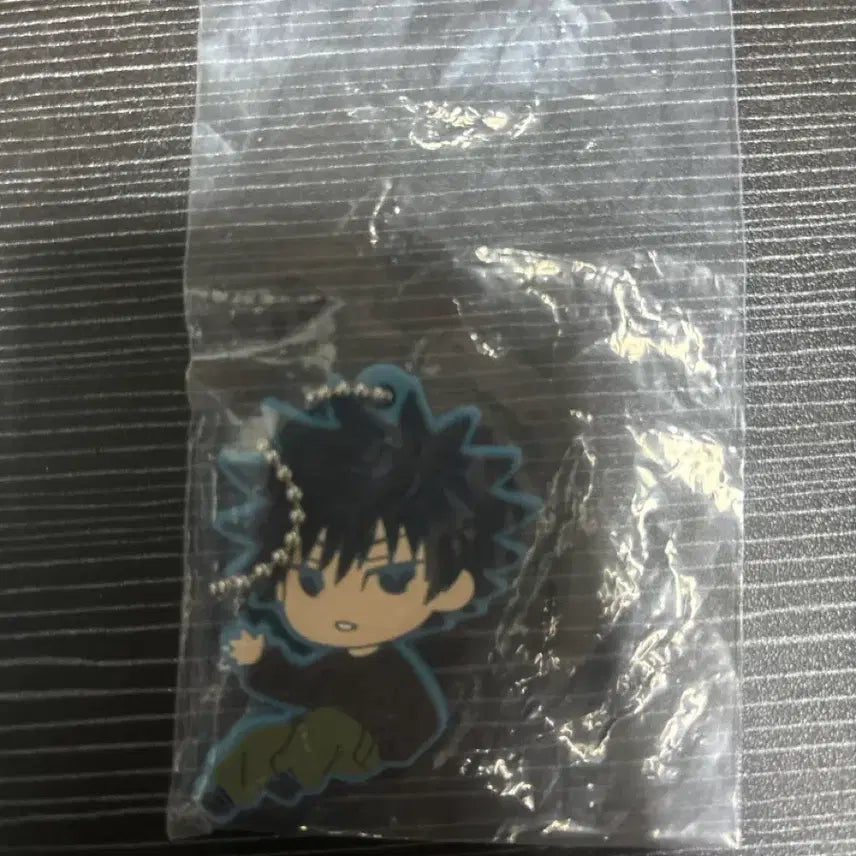 [BUNJANG] Jujutsu Kaisen Megumi Fushiguro Rubber Strap Keychain / 주술회전) 후시구로 메구미 러버 키링 고무 스트랩