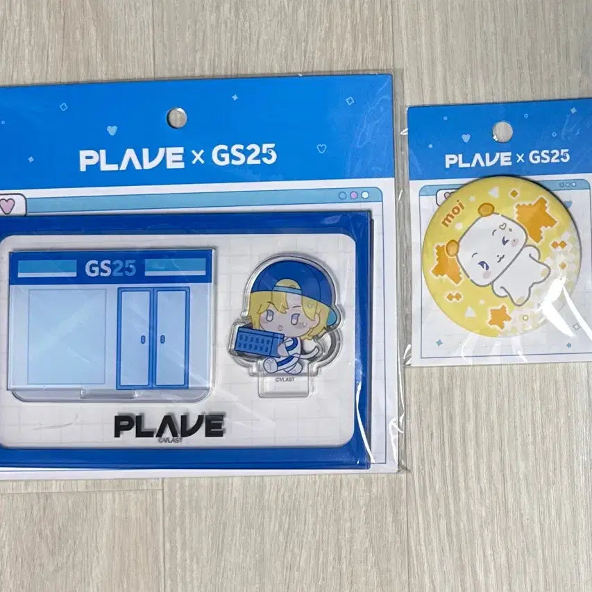 [BUNJANG] PLAVE Noah Acrylic Diorama + Can Badge Bundle Set / 플레이브 gs25 노아 아크릴 디오라마 + 캔뱃지 일괄