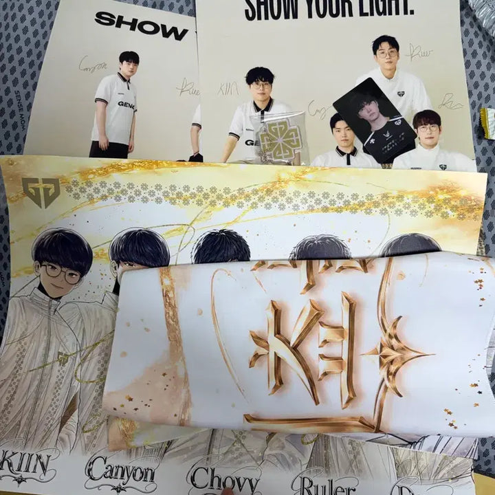 [BUNJANG] Gen.G Esports Player Poster and Slogan Set / 젠지 포스터 슬로건