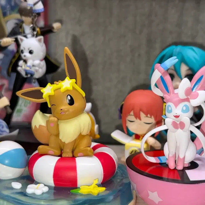 [BUNJANG] Eevee Sylveon Figure Pokémon Tumbler / 이브이 님피아 피규어 포켓몬스터 오뚝이