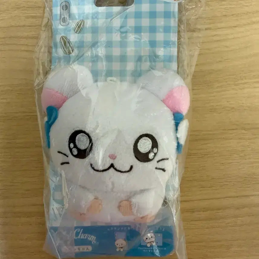 [BUNJANG] Hamtaro Ribon Plush Grip Tok / 새상품) 방가방가햄토리 리본이 인형 그립톡