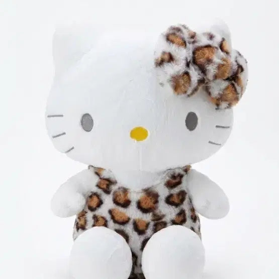 [BUNJANG] Hello Kitty Leopard Pattern Large Plush Doll (30cm) / 헬로키티 레오파드 호피 인형 30cm 대형