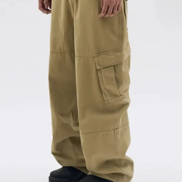 [BUNJANG] Gamma Gallery Multi Cargo Pants Beige / 감마갤러리 멀티 카고 팬츠