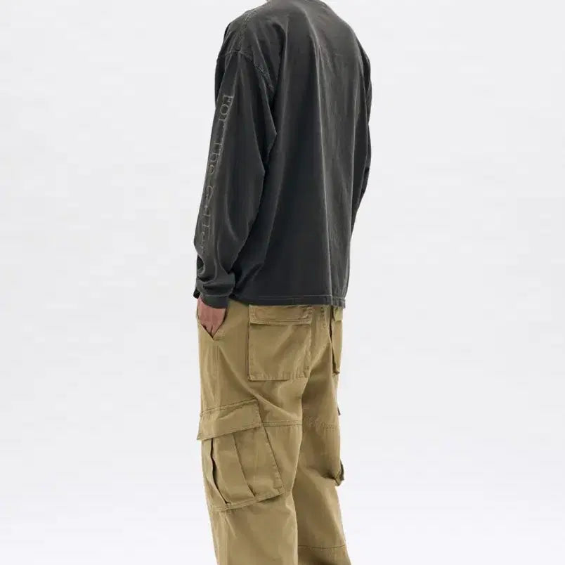 [BUNJANG] Gamma Gallery Multi Cargo Pants Beige / 감마갤러리 멀티 카고 팬츠