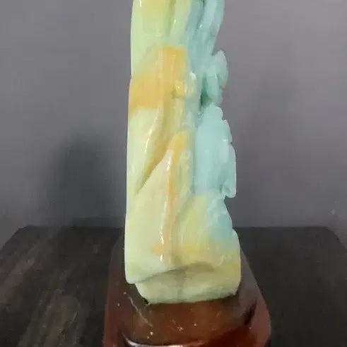 [BUNJANG] Yellow Jade Carved Artwork / 옥 조각작품