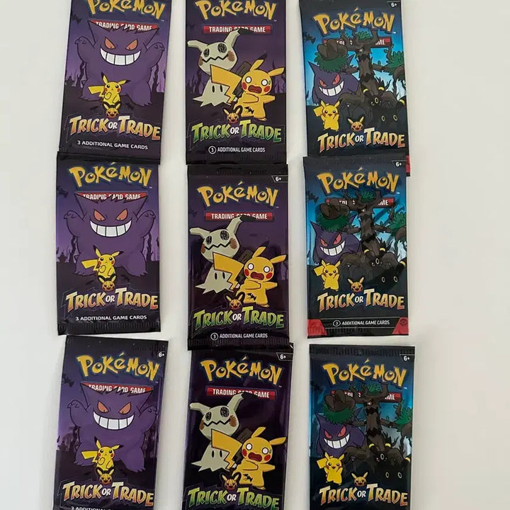 [BUNJANG] Pokemon TCG North American Halloween Packs - Annual Sets (3 Packs Total) / 포켓몬카드 북미 할로윈 연도별 3세트 팝니다
