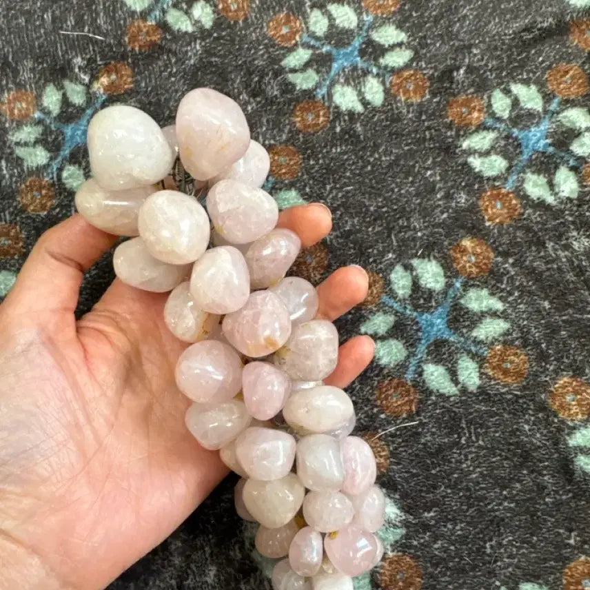 [SOLD OUT] 로즈쿼츠 빈티지 포도장식