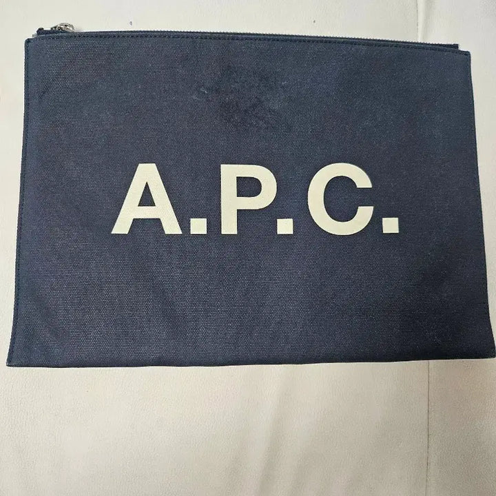 [BUNJANG] A.P.C. Navy Canvas Pouch / A.P.C. 파우치 네이비