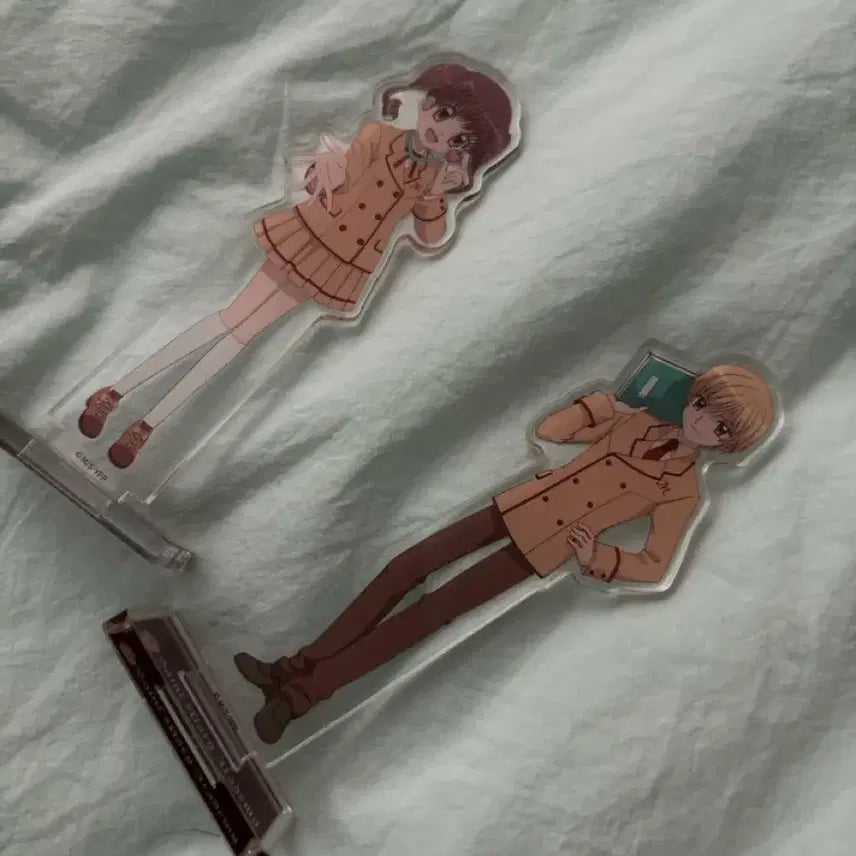 [BUNJANG] Yumeiro Patissiere Uniform Acrylic Stand Bundle Set / 꿈빛파티시엘 교복 아크릴 딸기 가온이 일괄 양도 판매