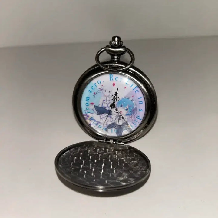 [BUNJANG] Re:Zero Rem Emilia Pocket Watch / 희귀매물)시험기간기념가격인하)리제로 렘에밀리아 회중시계