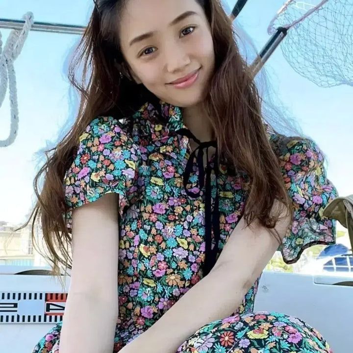 [BUNJANG] Siholin Flower Dress / 씨호린 원피스 한섬 마인 랑방 오브제 타임 산드로 마쥬 짐머만 셀프포트레