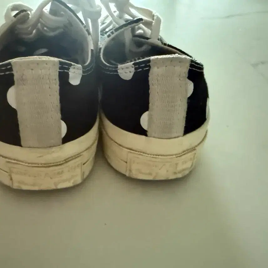 [BUNJANG] Comme des Garçons Converse Polka Dot Sneakers / 꼼데 컨버스 도트 220