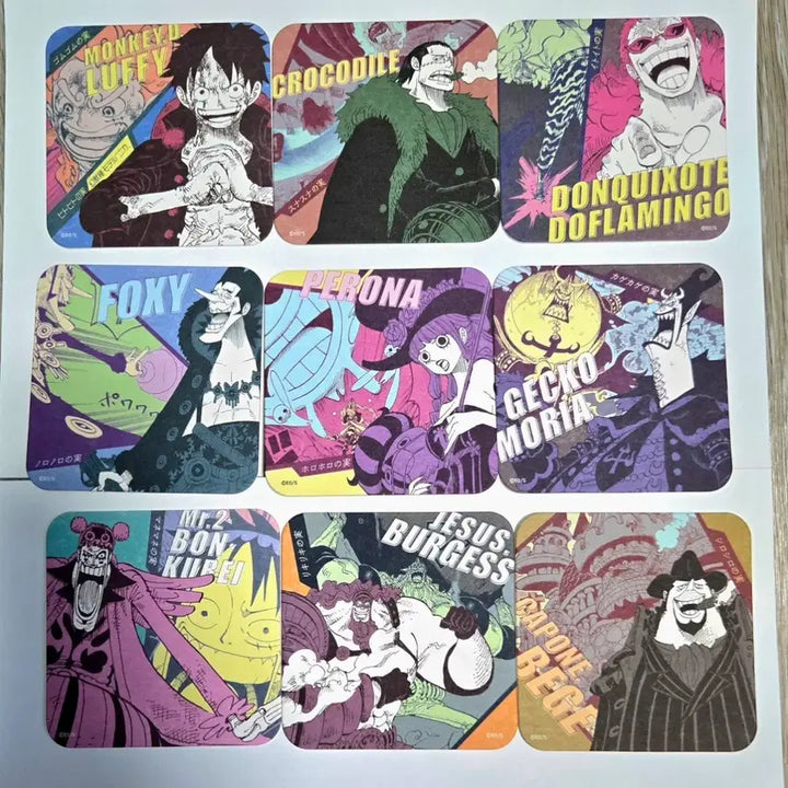 [BUNJANG] One Piece Jump Shop Original Art Coaster Bundle / 원피스 점프샵 원화 아트코스터 일괄 판매
