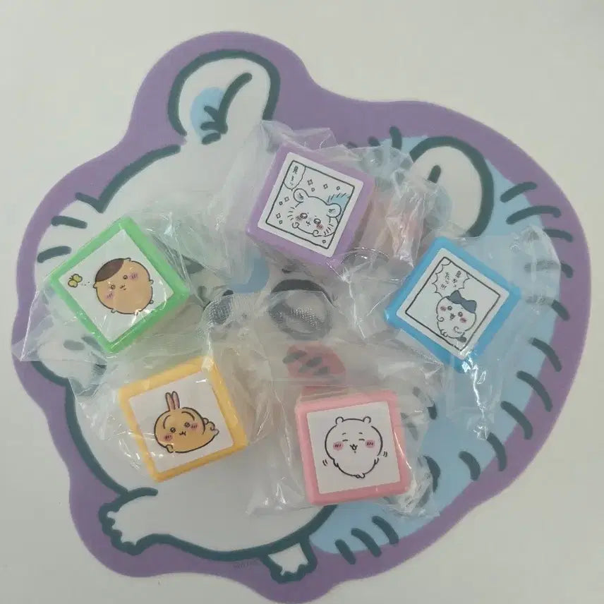 [BUNJANG] MONZAKWI Stamp 5-Type Bundle Set / 먼작귀 스탬프 5종 일괄