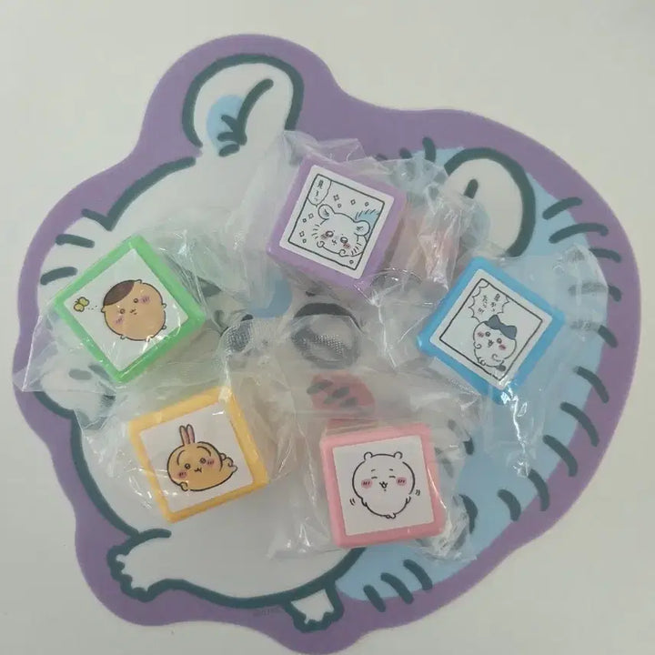 [BUNJANG] MONZAKWI Stamp 5-Type Bundle Set / 먼작귀 스탬프 5종 일괄