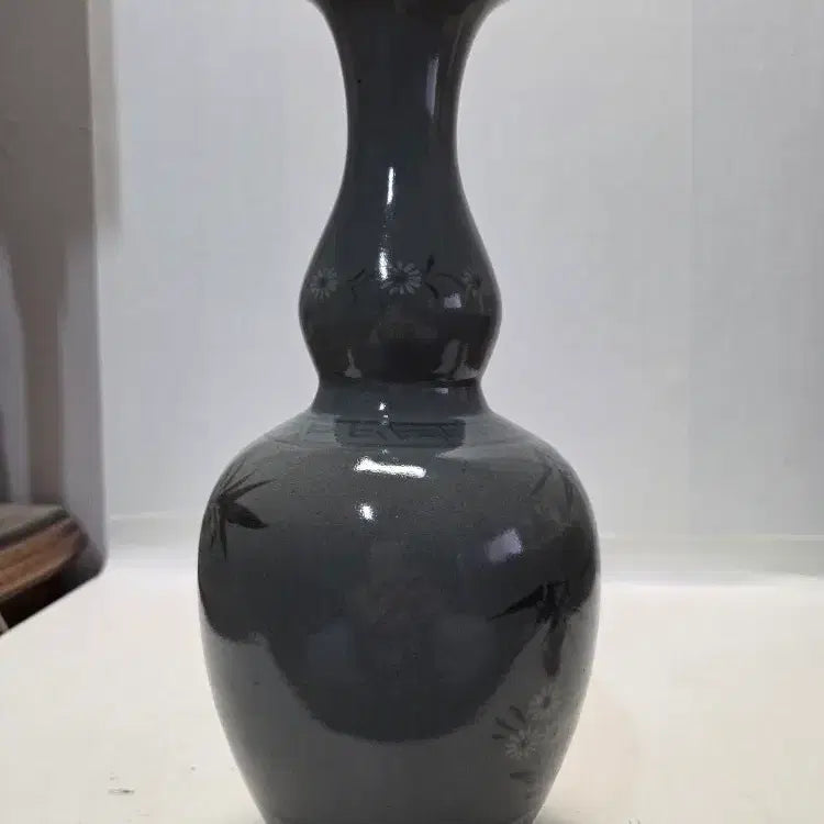 [BUNJANG] Celadon Vase with Wild Grass Pattern / 고려청자 들풀문 대 호리 화병 높이29cm 무게762g 판매자소장품