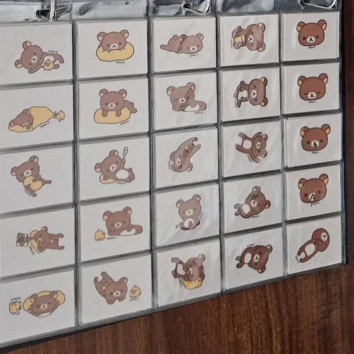 [BUNJANG] Rilakkuma Sticker Set / 리라쿠마 띠부 띠부씰 띠부띠부씰