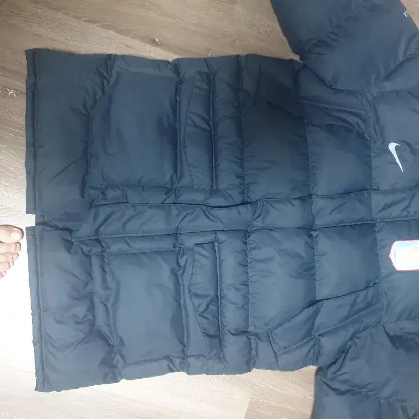 [BUNJANG] Nike Aston Villa Padded Jacket Navy L / 나이키 아스톤빌라 패딩 L