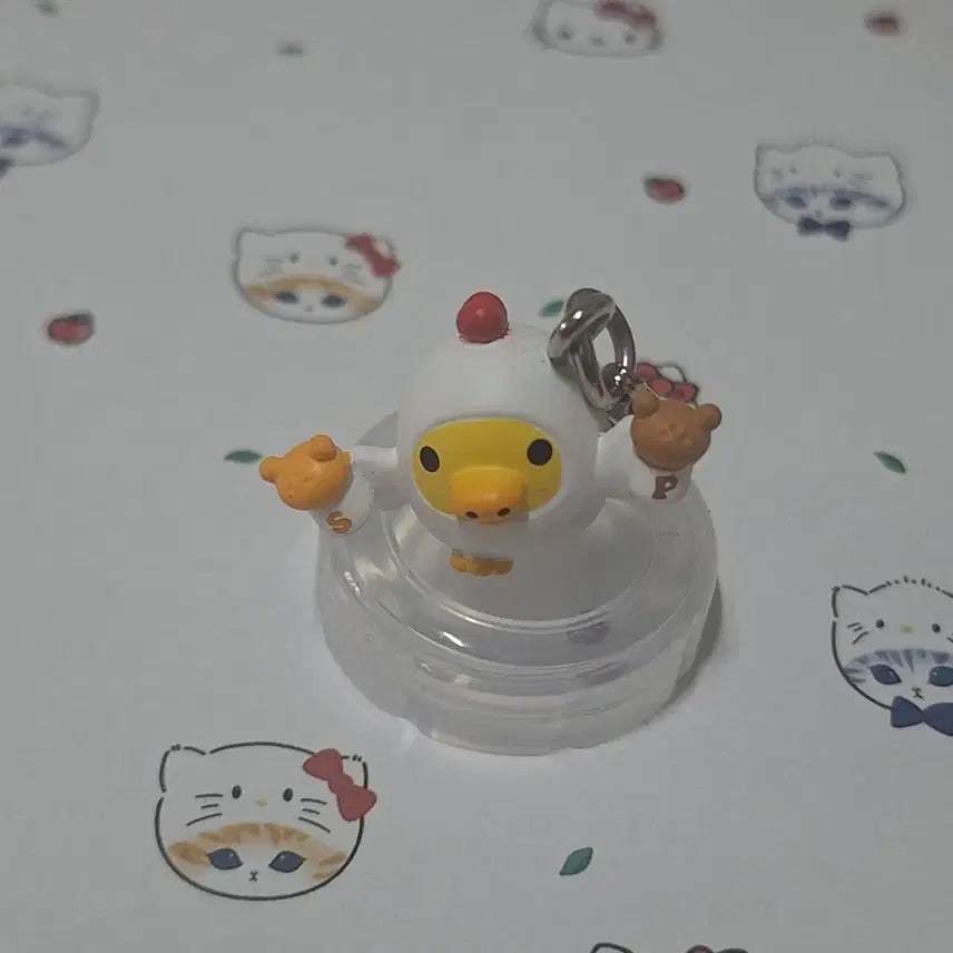 [BUNJANG] San-X Rilakkuma Bag Charm &amp; Bookmark / (고전-희귀)키이리토리 가방키링 겸 북마크