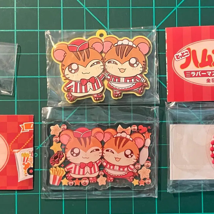 [BUNJANG] Bung Bung Hamster Mitakore Rubber Mascot Gacha Set / 방가방가햄토리 랑순이 랑돌이 토라하무 미테코레 러버마스코트 가챠