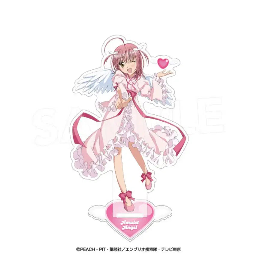 [BUNJANG] Cardcaptor Sakura Amulete Angel Acrylic Stand + Postcard Set / 캐릭캐릭체인지 슈고캬라 아무 애뮬릿 엔젤 아크릴스탠드