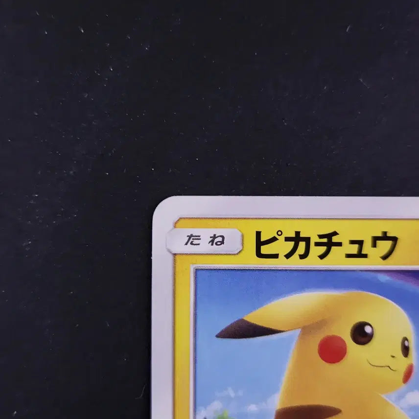[BUNJANG] Pikachu Start Deck Rainbow Field Background Japanese Edition Pokemon Card / 무지개와 들판 배경의 피카츄 스타트덱 포켓몬카드 일본판 일판