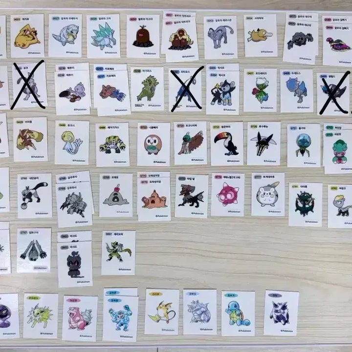 [BUNJANG] Pokemon Sticker Collection / 포켓몬 띠부씰 판매합니다