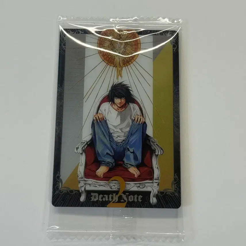 [BUNJANG] Death Note Wafer Card Book 2 L / 데스노트 웨하스 카드 2권 엘