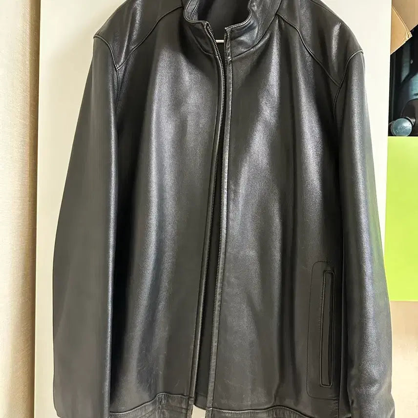 [BUNJANG] Genuine Lambskin Leather Jacket / 양가죽 레더자켓 판매합니다