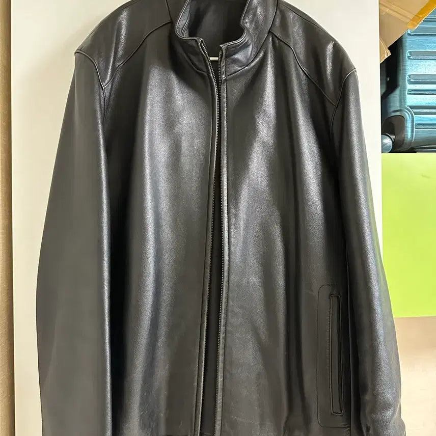 [BUNJANG] Genuine Lambskin Leather Jacket / 양가죽 레더자켓 판매합니다