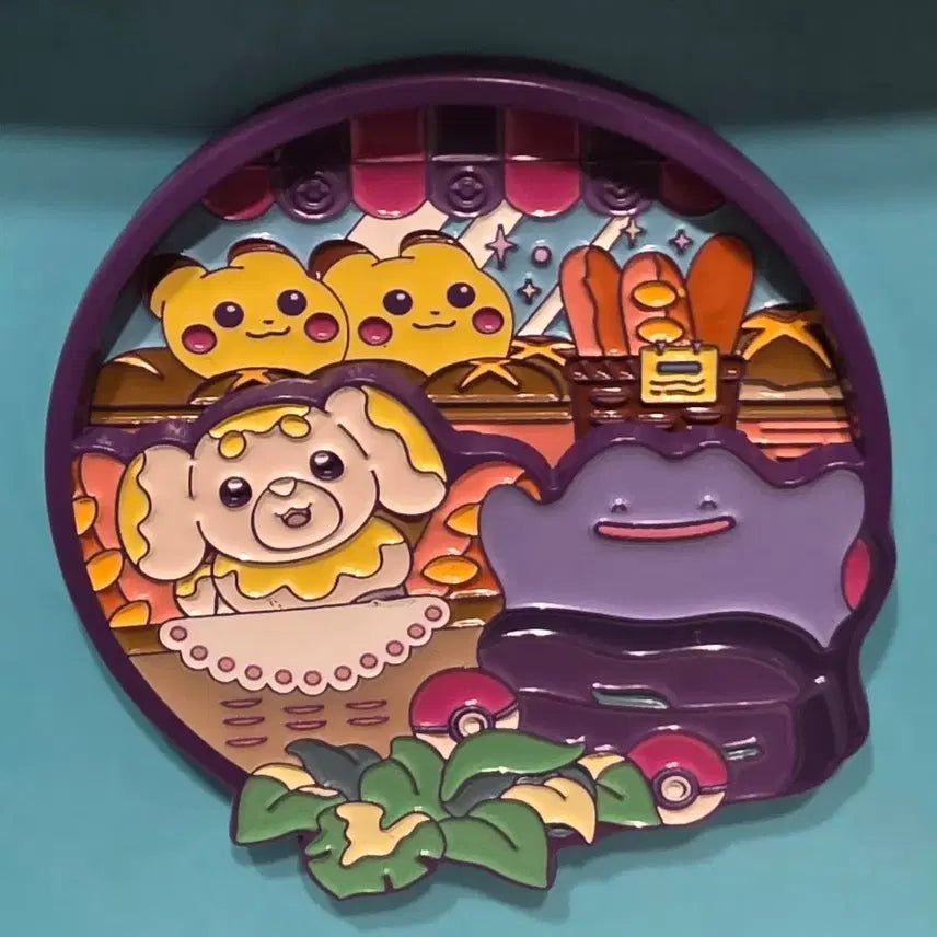 [BUNJANG] Pokemon Metamong Playground Midnight Badge / 성수 포켓몬 메타몽 놀이터 미드나잇 뱃지 판매
